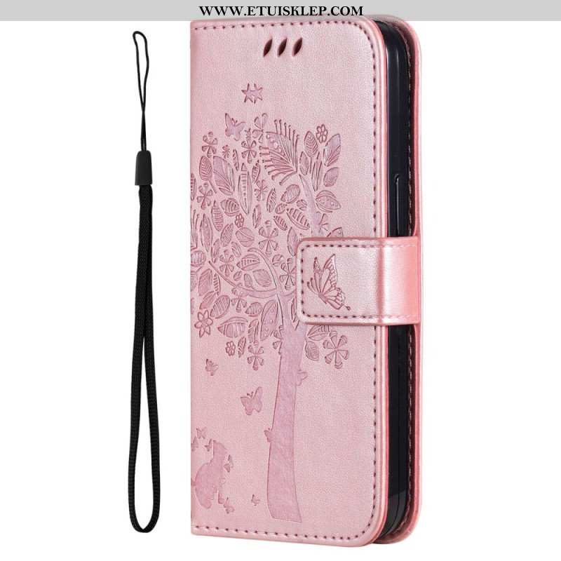 Etui Folio do Xiaomi 12T / 12T Pro Kot Pod Drzewem